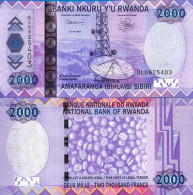 Billet De Banque Collection Rwanda - Pk N° 36 - 2 000 Francs - Ruanda