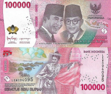 Billet De Banque Collection Indonése - W N° 168 - 100 000 Rupiah - Indonésie