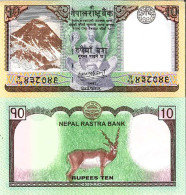 Billet De Banque Collection Népal - PK N° 77 - 10 Rupees - Népal