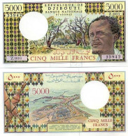 Billets Collection DJIBOUTI Pk N° 38 - 5000 Francs - Gibuti