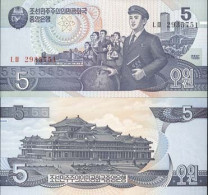 Billets De Banque Coree Nord Pk N° 40 - 5 Won - Korea, Noord