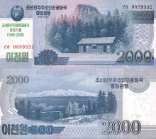 Billet De Banque Collection Corée Nord - PK N° 999CS - 2000 Won - Corea Del Nord