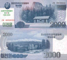 Billet De Banque Collection Corée Nord - PK N° 999CS - 2000 Won - Korea (Nord-)