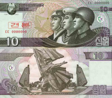 Billet De Banque Collection Corée Nord - PK N° 59-CS-SPECIMLEN - 10 Won - Corée Du Nord