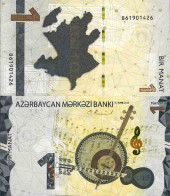 Billet De Banque Collection Azerbaïdjan - W N° 38 - 1 Manat - Azerbaïdjan