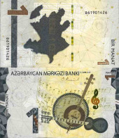 Billet De Banque Collection Azerbaïdjan - W N° 38 - 1 Manat - Azerbaigian