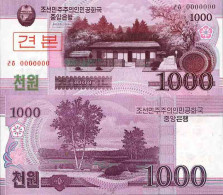 Billet De Banque Collection Corée Nord - PK N° 21-CS-SPECIMEN - 1000 Won - Korea (Nord-)