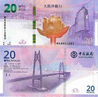 Billet De Banque Collection Macao - W N° 127 - 20 Patacas - Macao