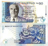 Billet De Banque Collection Maurice - PK N° 43 - 50 Ruppees - Mauricio