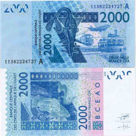 Billet De Banque Collection Afrique De L'ouest - PK N° 116A - 2 000 Francs - Ivoorkust
