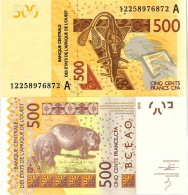 Billet De Banque Collection Afrique De L'ouest - PK N° 119A - 500 Francs - Côte D'Ivoire