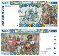 Billet De Banque Collection Afrique De L'ouest - PK N° 713k - 5 000 Francs - Sénégal