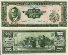 Billet De Banque Collection Philippines - PK N° 140 - 200 Pesos - Filipinas