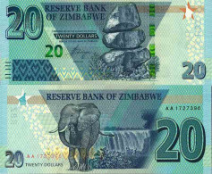 Billet De Banque Collection Zimbabwe - W N° 104 - 20 Dollars - Zimbabwe