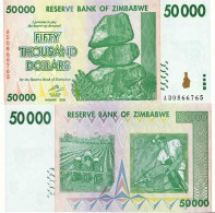 Billet De Banque Collection Zimbabwe - PK N° 74 - 50 000 Dollars - Simbabwe