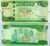 Billet De Banque Collection Ethiopie - W N° 55 - 10 Birr - Ethiopië