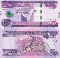 Billet De Banque Collection Ethiopie - W N° 58 - 200 Birr - Etiopia