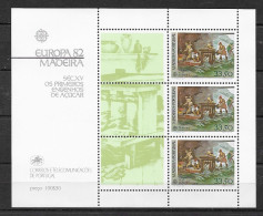 Madeira 1982.  Europa Mi BL3  (**) - 1982