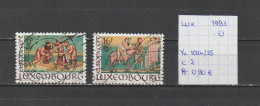 (TJ) Luxembourg 1983 - YT 1024/25 (gest./obl./used) - Oblitérés