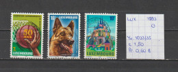 (TJ) Luxembourg 1983 - YT 1033/35 (gest./obl./used) - Gebraucht