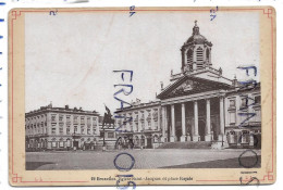 Photos Sur Carton. Bruxelles. Eglise Saint-Jacques Et Place Royale - Europa