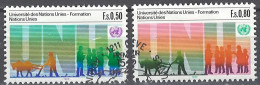 United Nations (UNO) - Geneva 1985. Mi.Nr. 129-130, Used O - Used Stamps