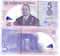 Tonga 5 Pa'anga 2023 (2024) UNC "A" - Tonga