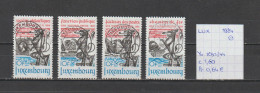 (TJ) Luxembourg 1984 - YT 1041/44 (gest./obl./used) - Usati