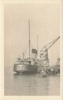NORMANNA De Southampton * Carte Photo * Bateau Commerce Cagro Paquebot * Port Grue Chargement * Normanna - Cargos