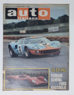 50399 Auto Italiana A. 50 Nr 14 1969 - Sebring - Ferrari E Ford - Ford GT40 - Moteurs