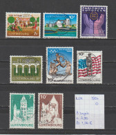 (TJ) Luxembourg 1984 - 8 Zegels (gest./obl./used) - Used Stamps