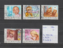 (TJ) Luxembourg 1984 - YT 1062/66 (gest./obl./used) - Used Stamps