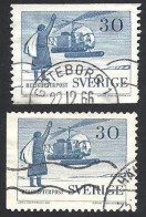 Schweden, 1958, Michel-Nr. 434 A+Dl, Gestempelt - Oblitérés
