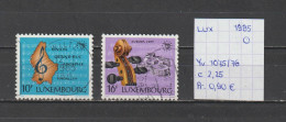 (TJ) Luxembourg 1985 - YT 1075/76 (gest./obl./used) - Usati