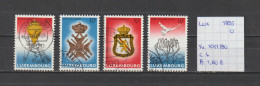 (TJ) Luxembourg 1985 - YT 1077/80 (gest./obl./used) - Oblitérés