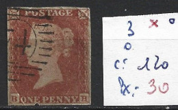 GRANDE-BRETAGNE 3 Oblitéré Côte 120 € - Used Stamps