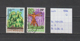 (TJ) Luxembourg 1986 - YT 1101/02 (gest./obl./used) - Usati