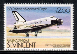 Grenadines Of St. Vincent 1983 Mi# 267 ** MNH - Short Set - Space Shuttle Columbia - America Del Nord