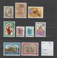 (TJ) Luxembourg 1986 - 9 Zegels (gest./obl./used) - Used Stamps