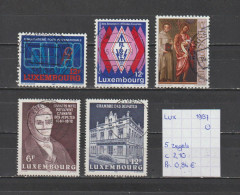 (TJ) Luxembourg 1987 - 5 Zegels (gest./obl./used) - Used Stamps