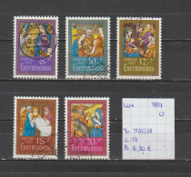 (TJ) Luxembourg 1987 - YT 1135/39 (gest./obl./used) - Oblitérés