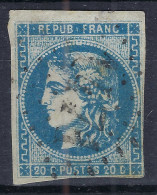 FRANCE Ca.1870: Le Y&T 45C, Obl. GC 1471 (Faverges, Hte Savoie, 6) Petit Aminci, Forte Cote - 1870 Emission De Bordeaux