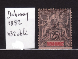 DAHOMEY N 32 Obli AC 185 - Used Stamps