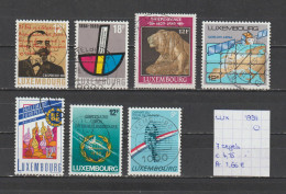 (TJ) Luxembourg 1989 - 7 Zegels (gest./obl./used) - Used Stamps