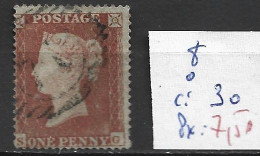 GRANDE-BRETAGNE 8 Oblitéré Côte 30 € - Used Stamps