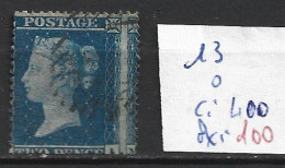 GRANDE-BRETAGNE 13 Oblitéré Côte 400 € - Used Stamps