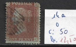 GRANDE-BRETAGNE 14a Oblitéré Côte 50 € - Used Stamps