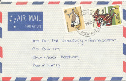 Australia Air Mail Cover Sent To Denmark 20-11-1978 (sender Address Is Cut Of The Backside Of The Cover) - Briefe U. Dokumente