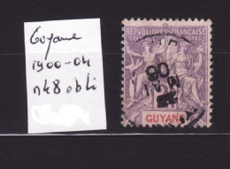 GUYANE N 48 Obli AC 198 - Used Stamps