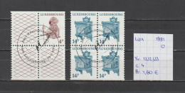 (TJ) Luxembourg 1991 - YT 1232/33 (gest./obl./used) - Oblitérés